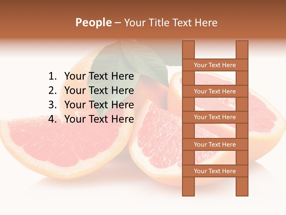 Vitamin Fresh Isolated PowerPoint Template