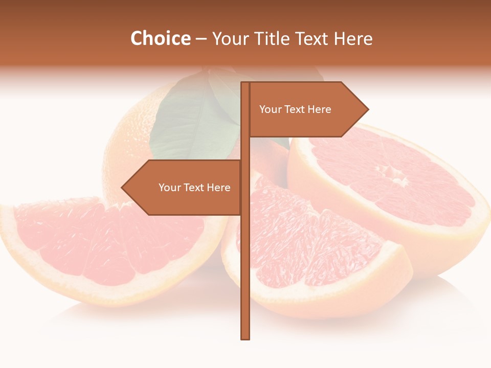 Vitamin Fresh Isolated PowerPoint Template