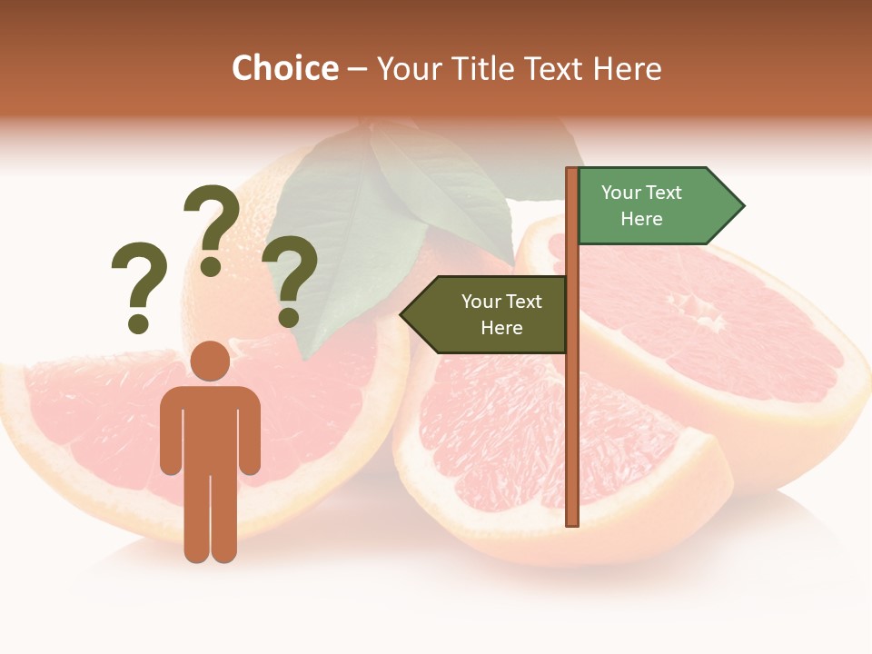 Vitamin Fresh Isolated PowerPoint Template