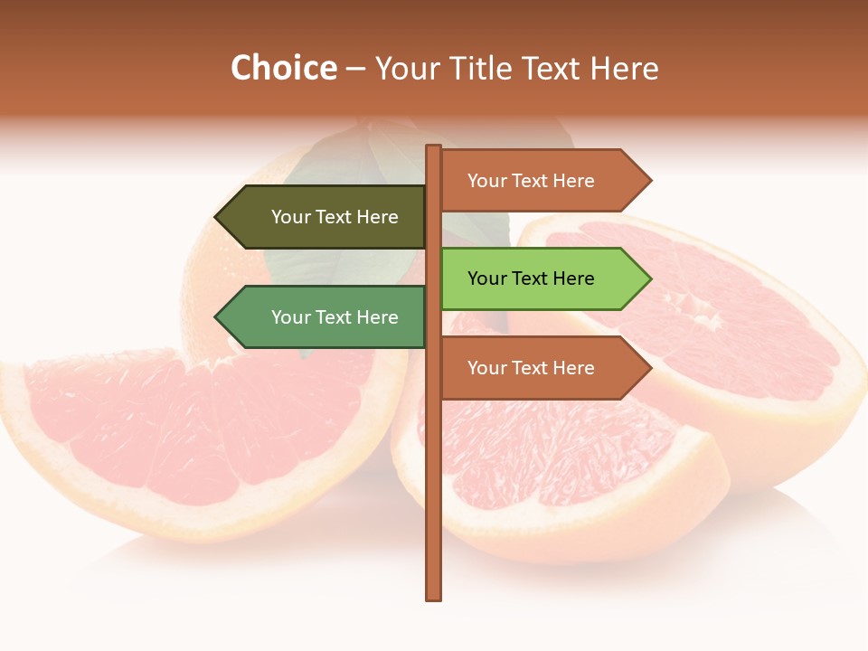 Vitamin Fresh Isolated PowerPoint Template
