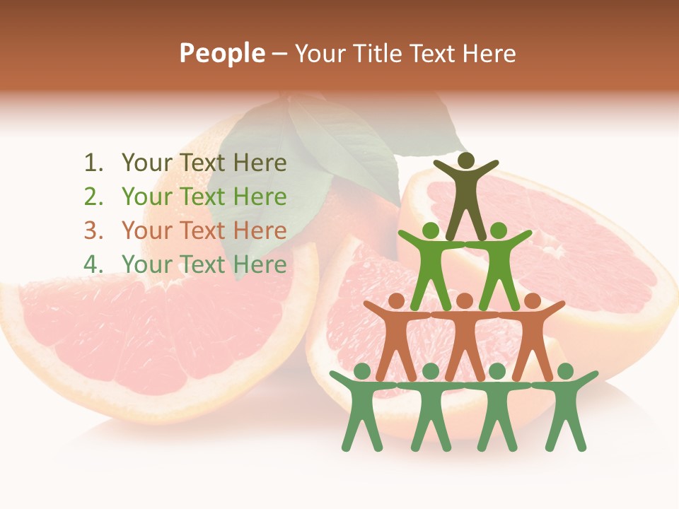 Vitamin Fresh Isolated PowerPoint Template