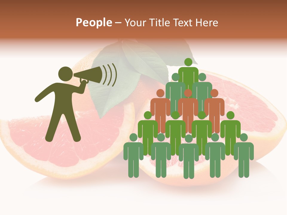 Vitamin Fresh Isolated PowerPoint Template