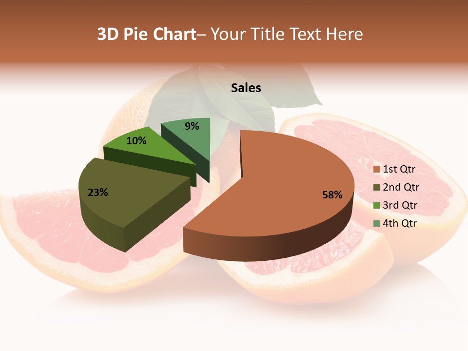 Vitamin Fresh Isolated PowerPoint Template