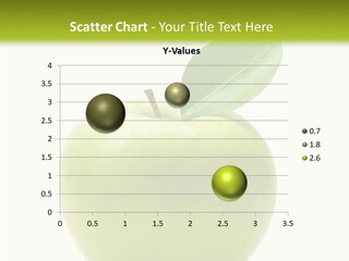 White Freshness Leaf PowerPoint Template