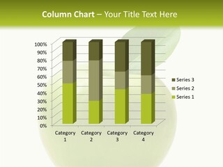 White Freshness Leaf PowerPoint Template