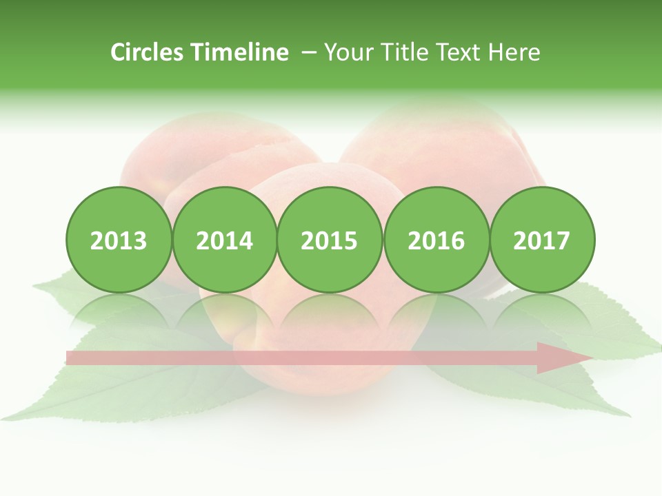 Waterdrop Vegetarian Food PowerPoint Template