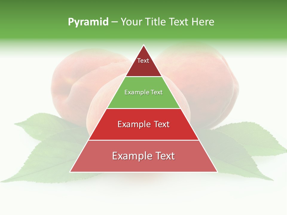 Waterdrop Vegetarian Food PowerPoint Template