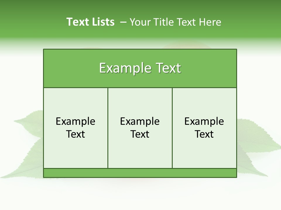 Waterdrop Vegetarian Food PowerPoint Template