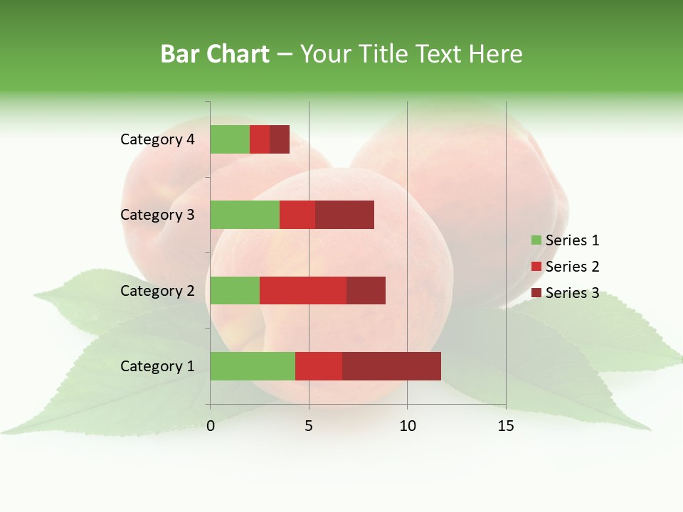 Waterdrop Vegetarian Food PowerPoint Template