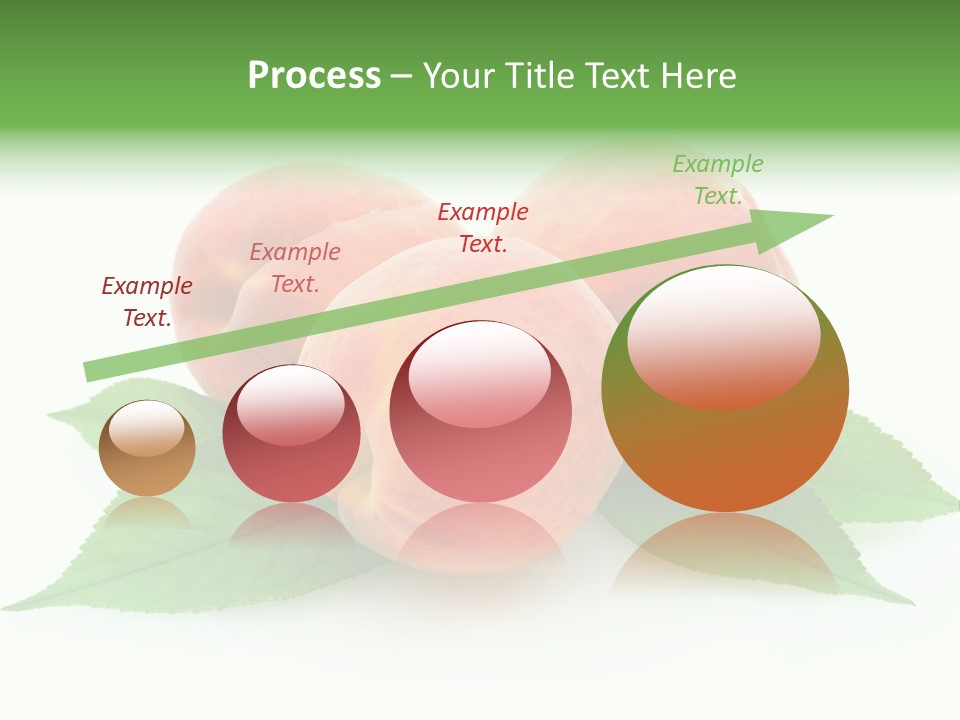 Waterdrop Vegetarian Food PowerPoint Template