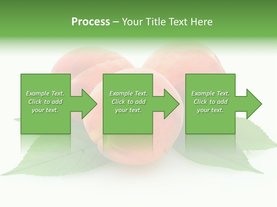 Waterdrop Vegetarian Food PowerPoint Template