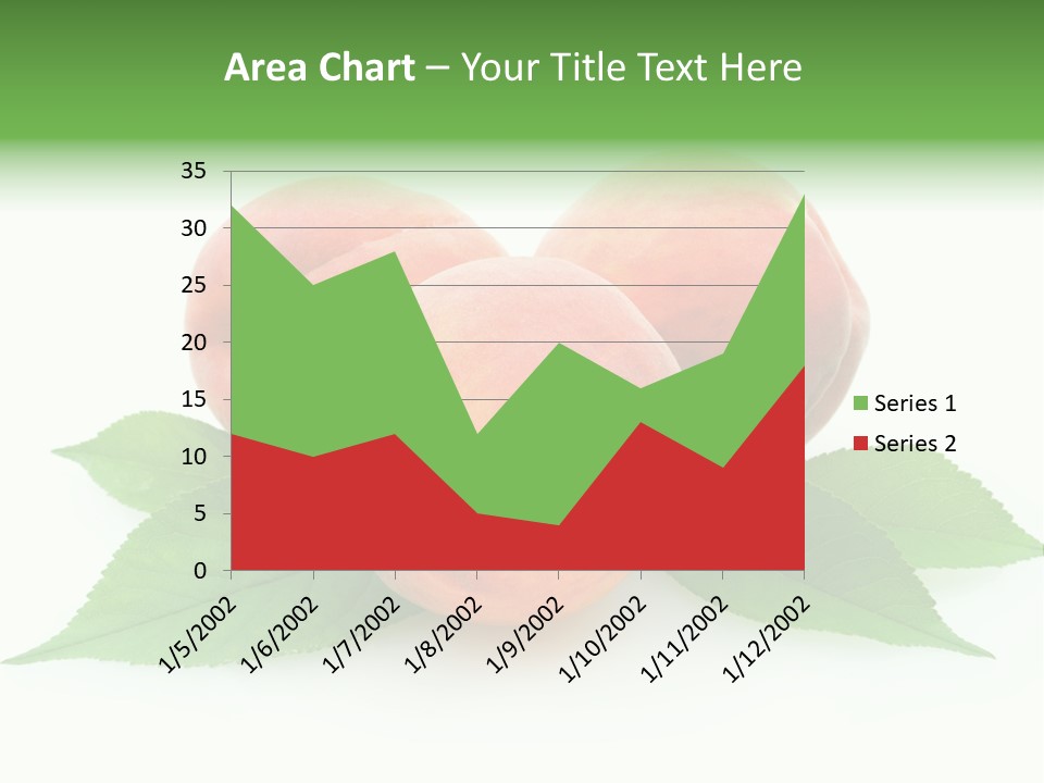 Waterdrop Vegetarian Food PowerPoint Template