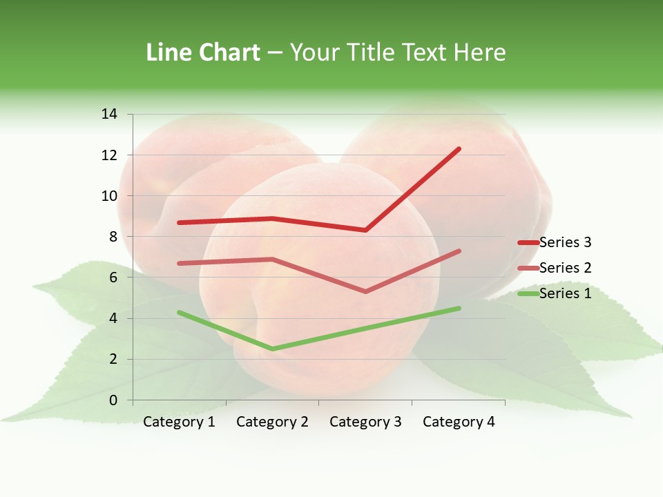 Waterdrop Vegetarian Food PowerPoint Template
