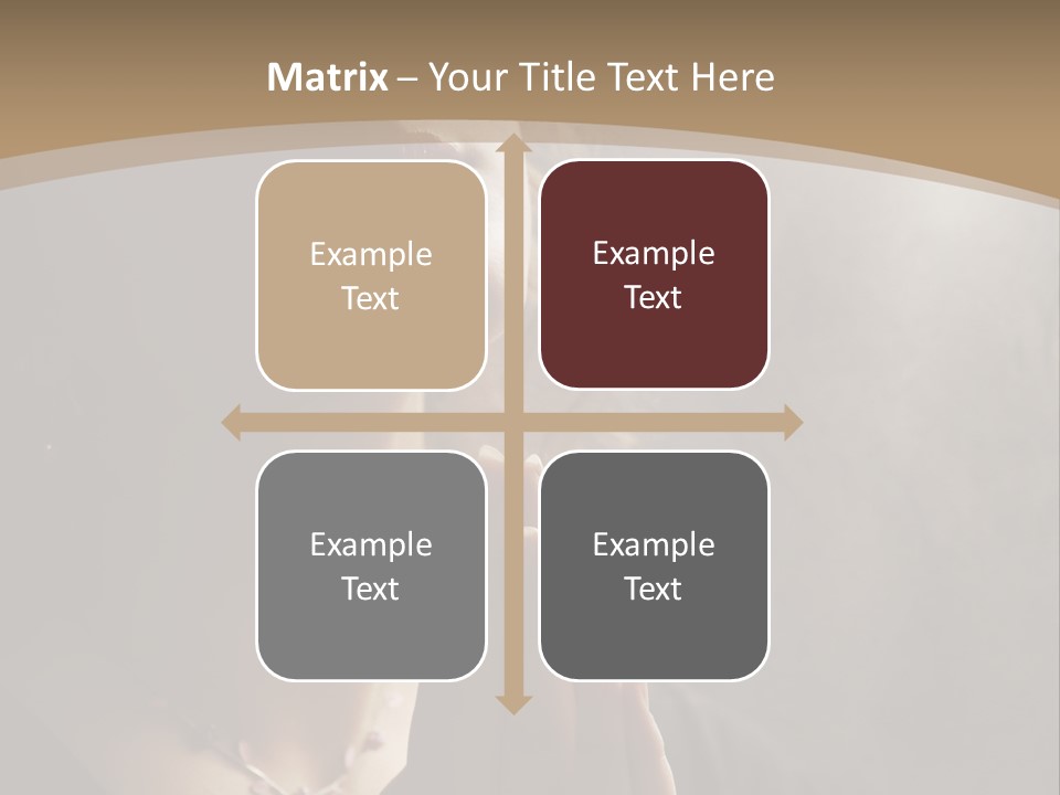 Christ Beauty Love PowerPoint Template