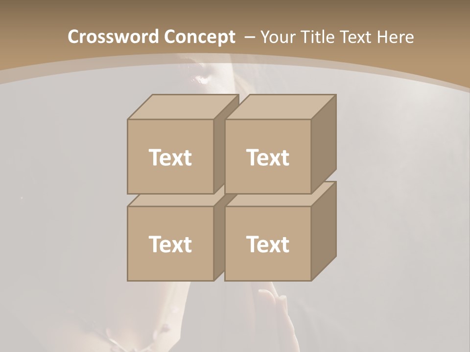 Christ Beauty Love PowerPoint Template