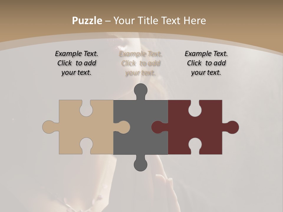 Christ Beauty Love PowerPoint Template