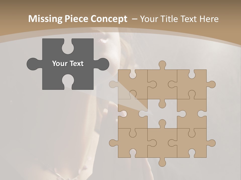 Christ Beauty Love PowerPoint Template