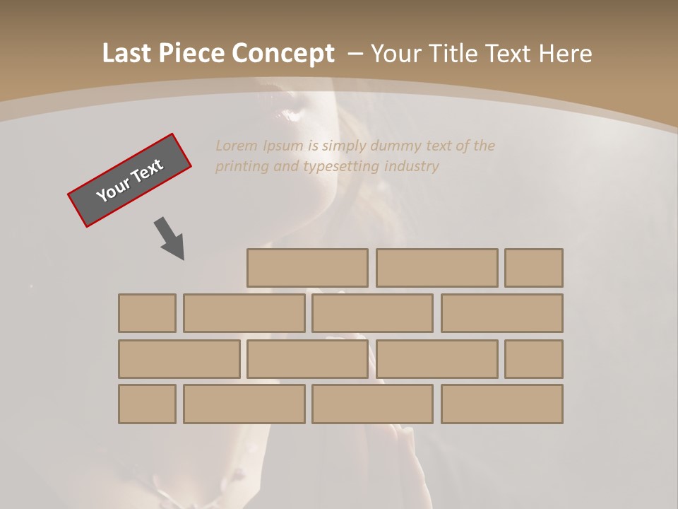 Christ Beauty Love PowerPoint Template