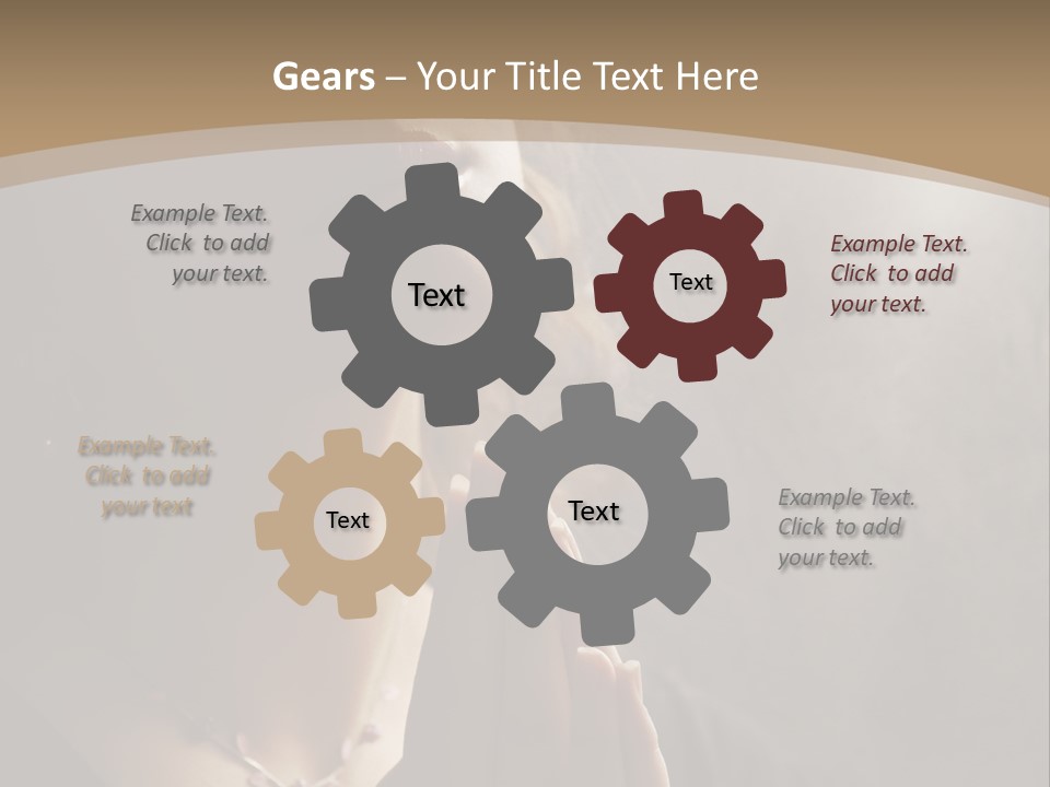 Christ Beauty Love PowerPoint Template