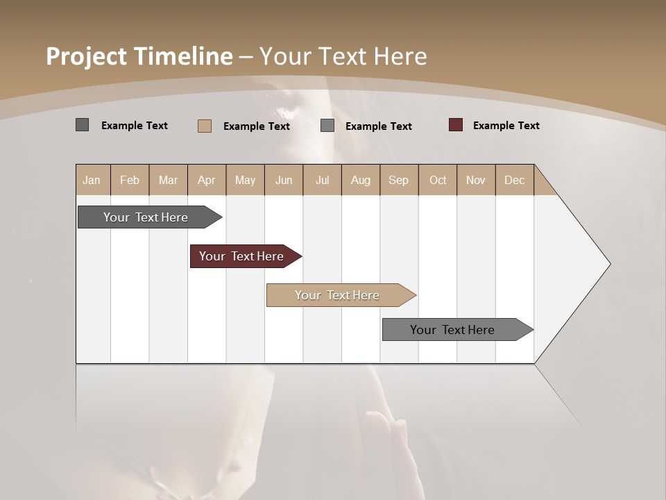 Christ Beauty Love PowerPoint Template
