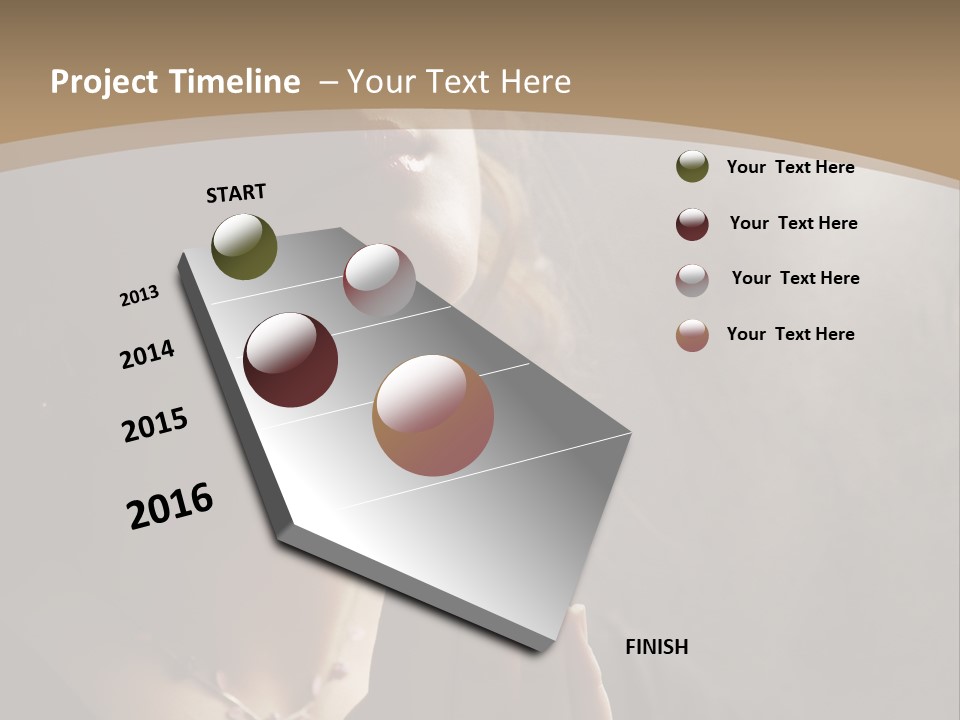 Christ Beauty Love PowerPoint Template