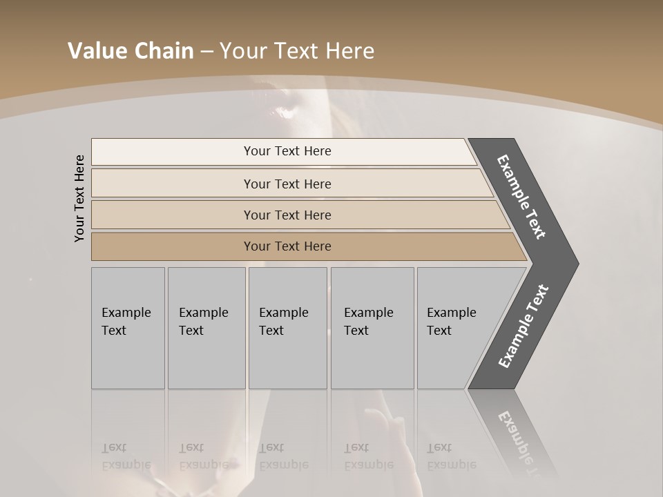 Christ Beauty Love PowerPoint Template