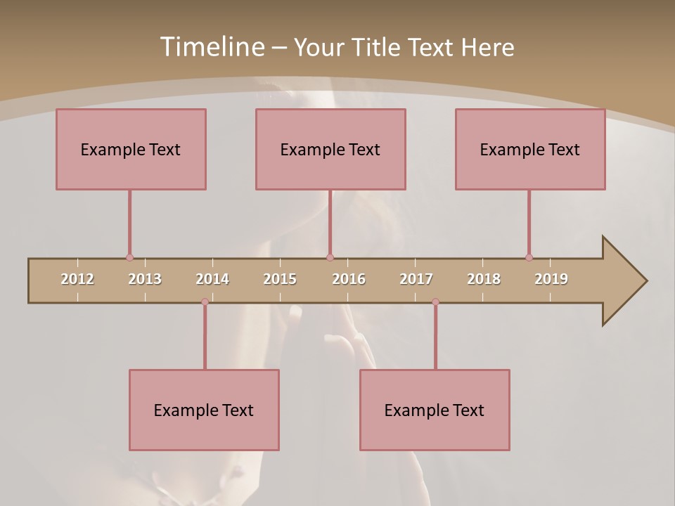 Christ Beauty Love PowerPoint Template