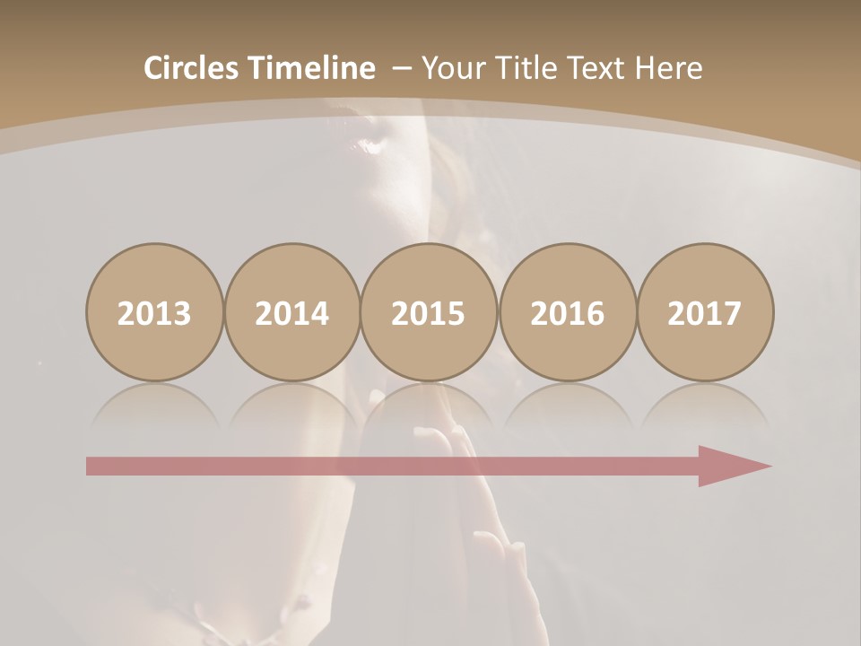 Christ Beauty Love PowerPoint Template