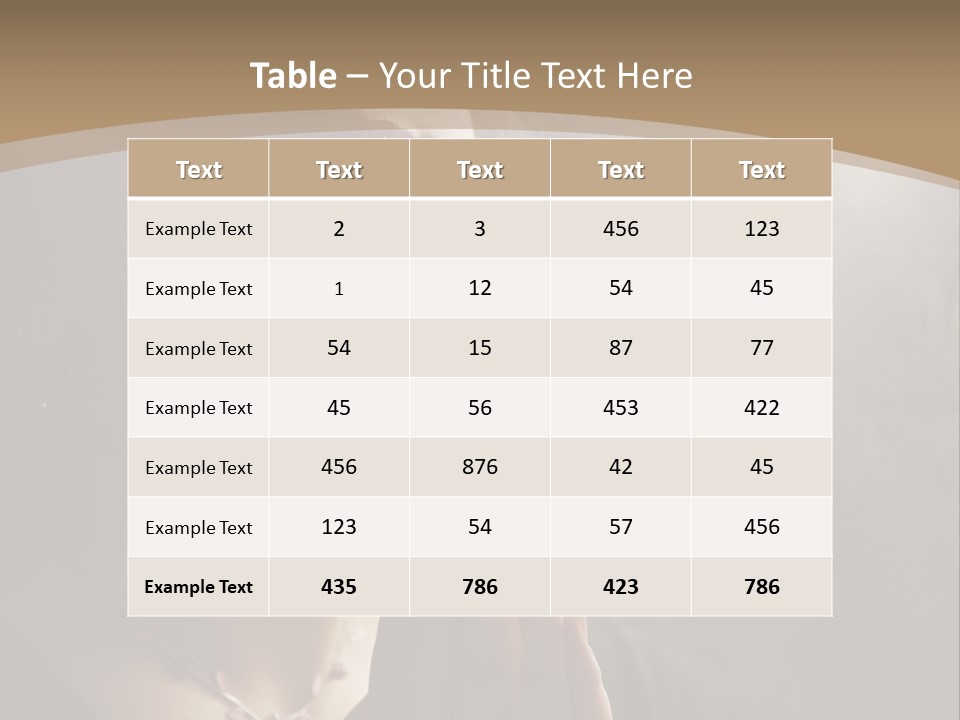 Christ Beauty Love PowerPoint Template