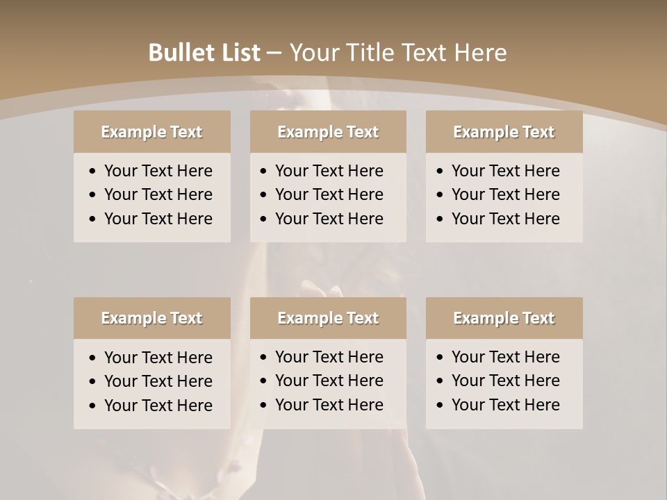 Christ Beauty Love PowerPoint Template