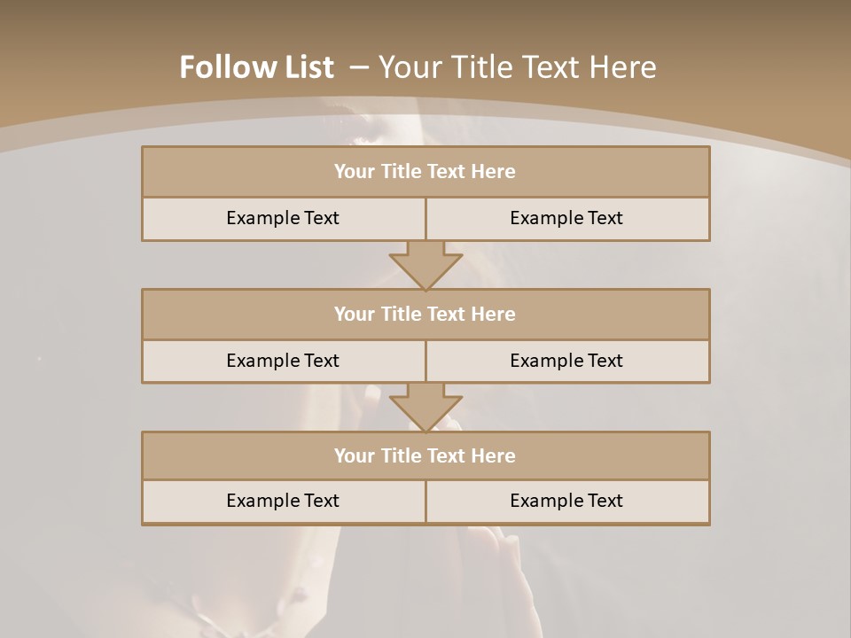 Christ Beauty Love PowerPoint Template