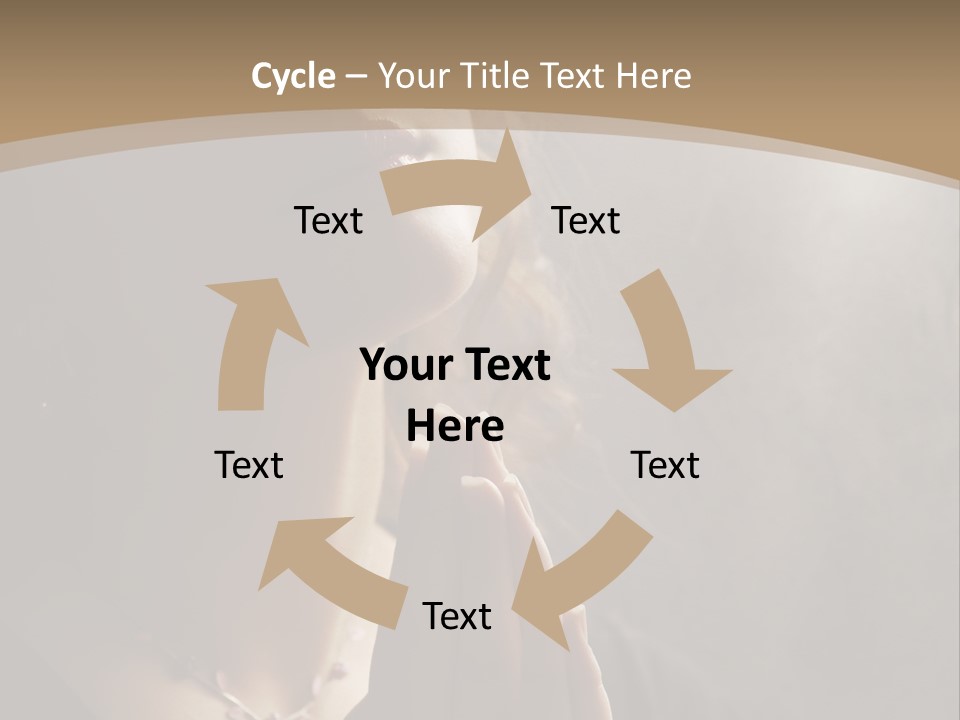 Christ Beauty Love PowerPoint Template
