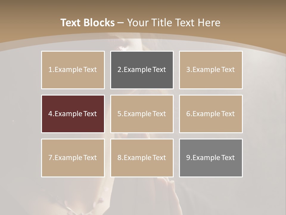 Christ Beauty Love PowerPoint Template