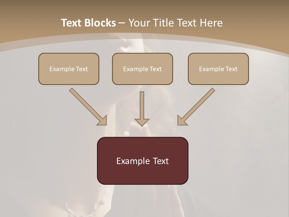 Christ Beauty Love PowerPoint Template