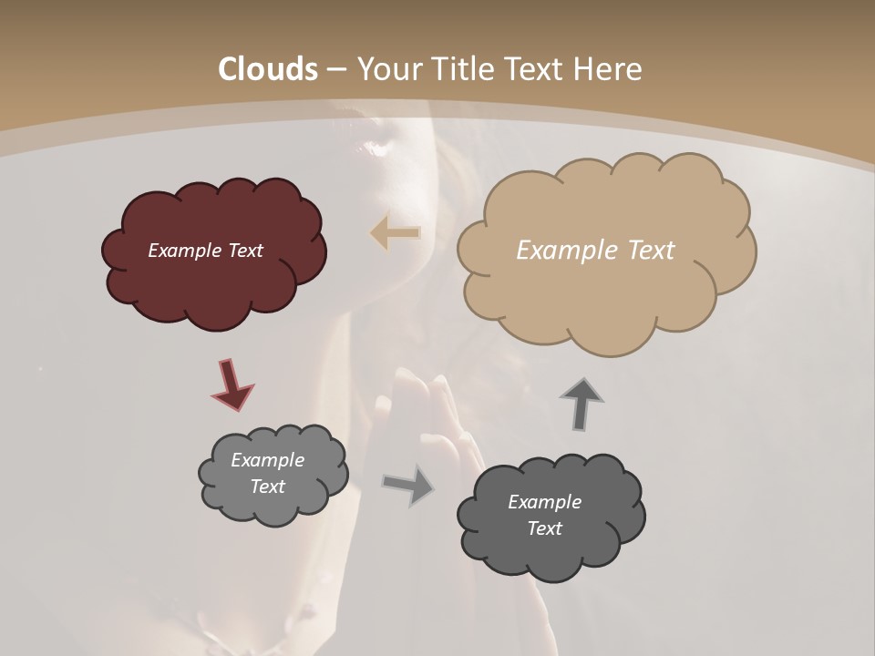 Christ Beauty Love PowerPoint Template