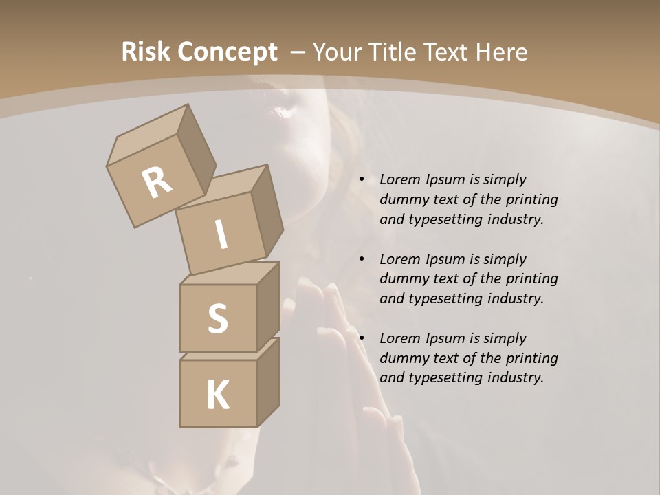 Christ Beauty Love PowerPoint Template