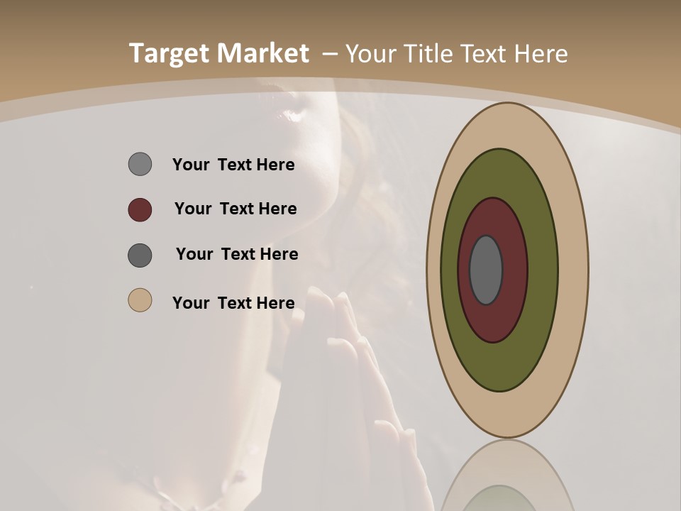 Christ Beauty Love PowerPoint Template