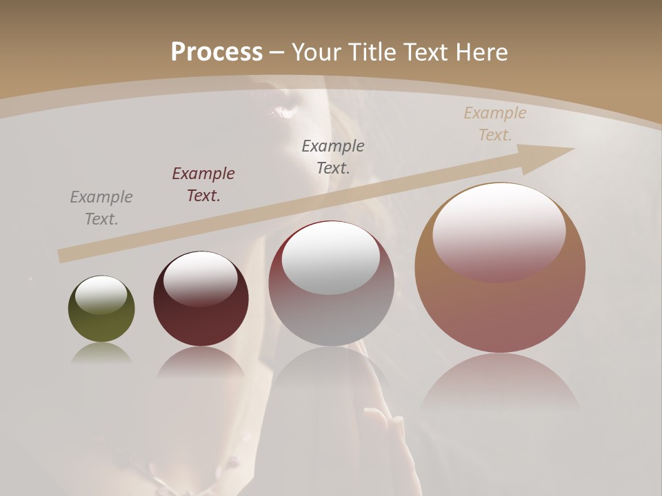 Christ Beauty Love PowerPoint Template