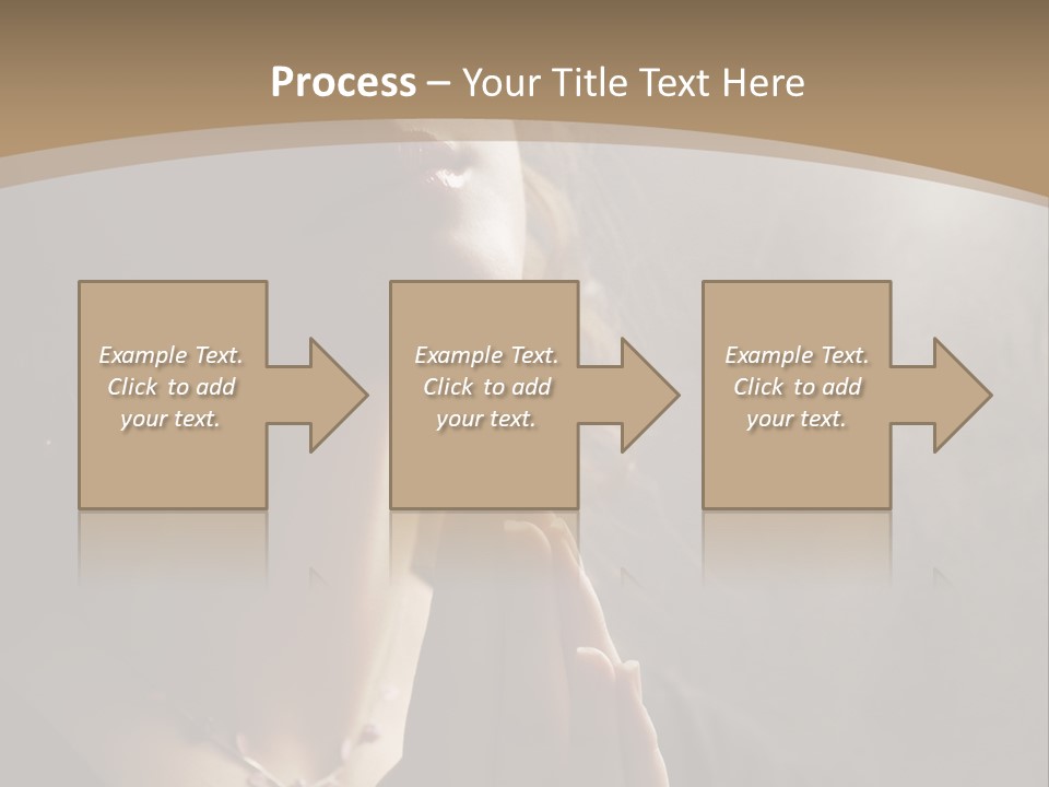 Christ Beauty Love PowerPoint Template