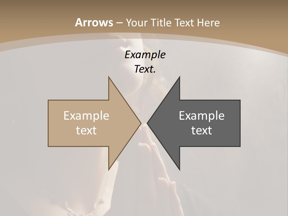 Christ Beauty Love PowerPoint Template