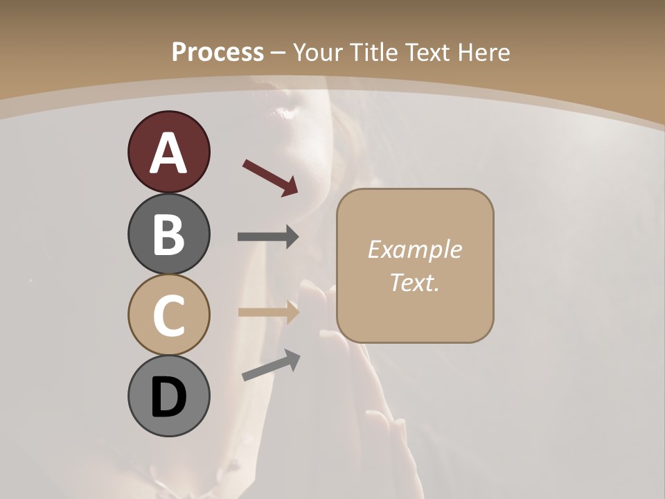 Christ Beauty Love PowerPoint Template