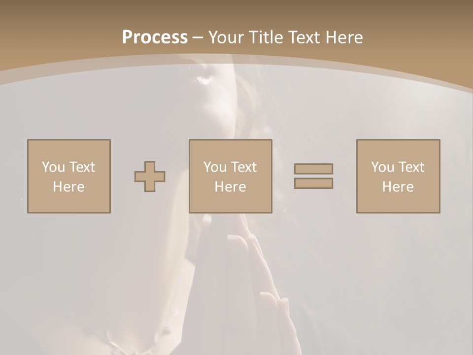 Christ Beauty Love PowerPoint Template