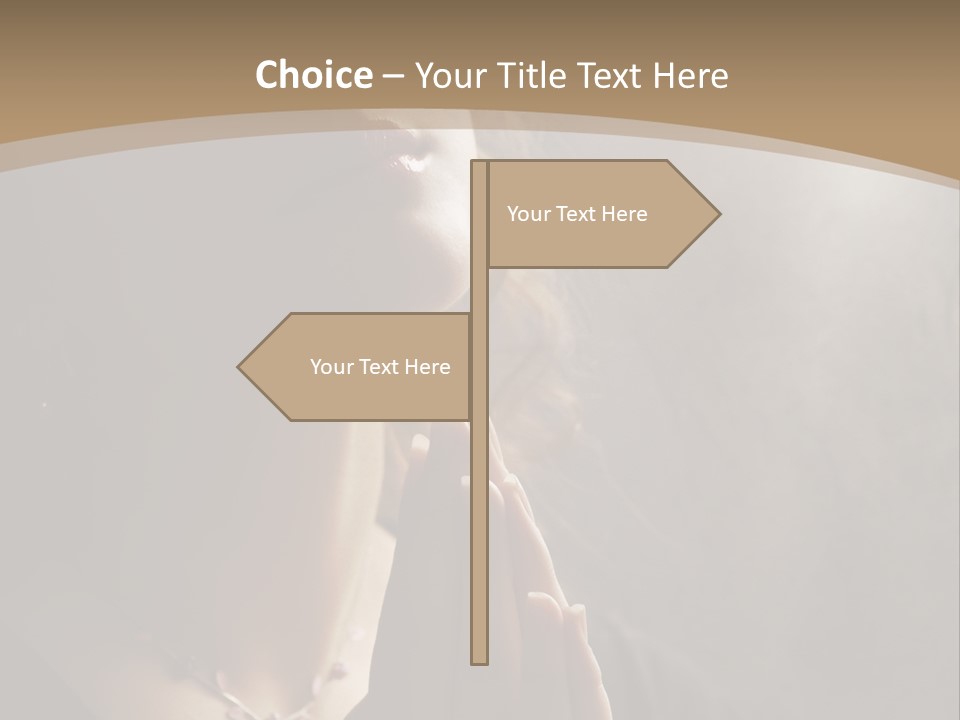 Christ Beauty Love PowerPoint Template