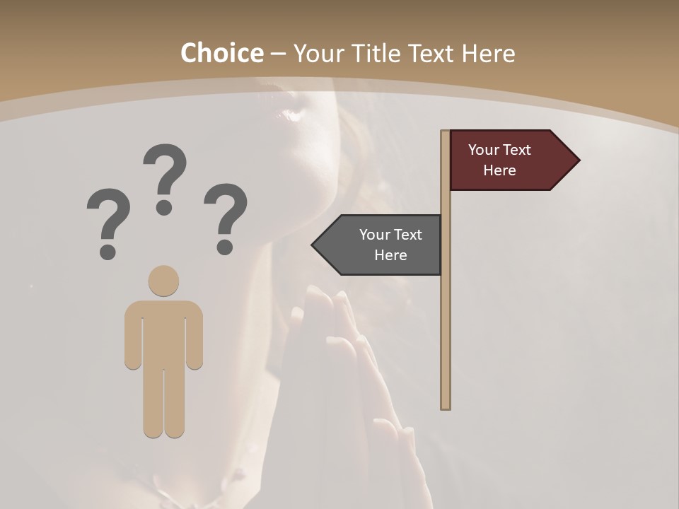 Christ Beauty Love PowerPoint Template