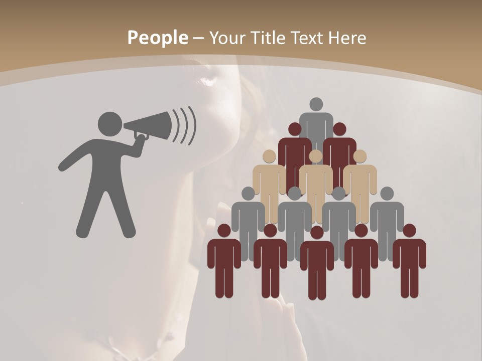 Christ Beauty Love PowerPoint Template