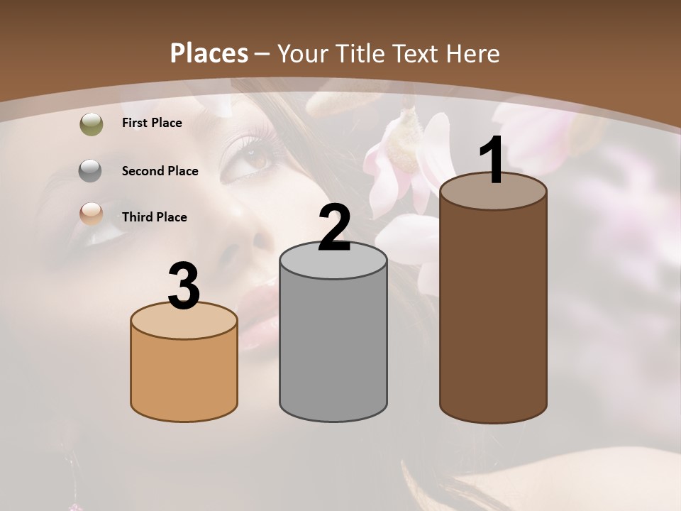 Spa Bokeh Spring PowerPoint Template