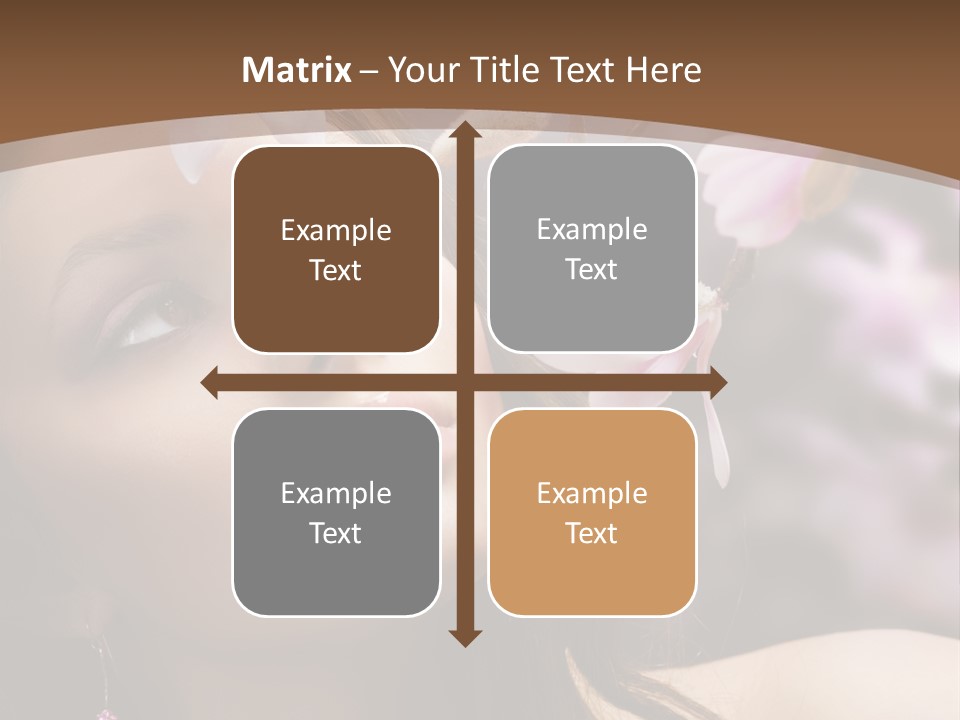 Spa Bokeh Spring PowerPoint Template