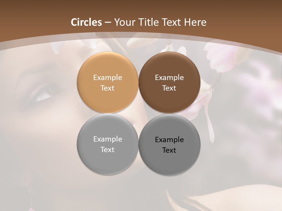 Spa Bokeh Spring PowerPoint Template