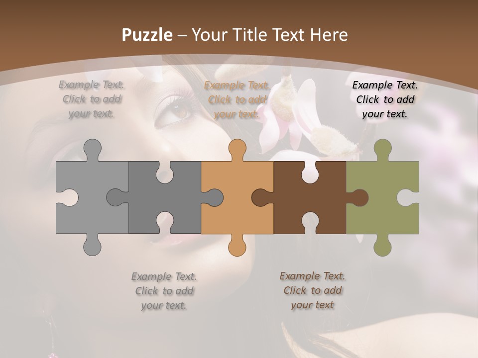 Spa Bokeh Spring PowerPoint Template