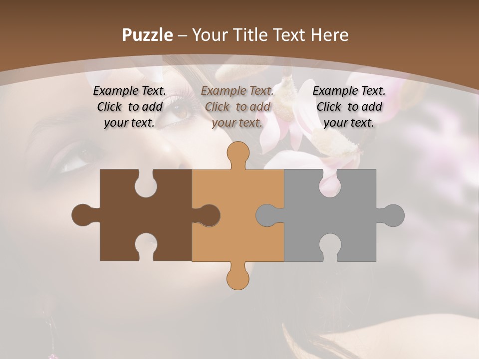 Spa Bokeh Spring PowerPoint Template